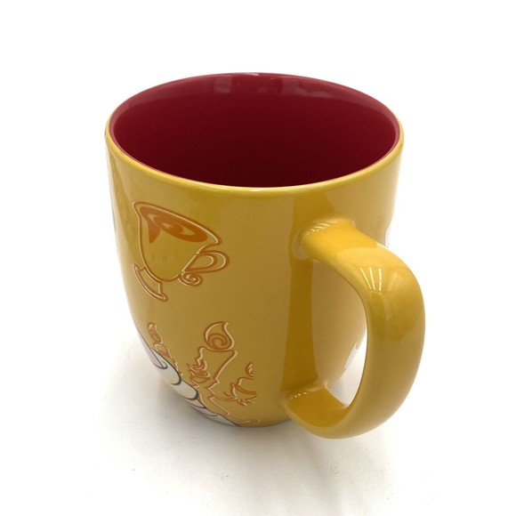 Disney Parks Beauty And The Beast Belle Looking For Adventure Mug w Mrs. Potts + - Picture 5 of 11